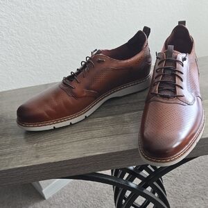 Stacy Adams Tan Leather Oxfords
